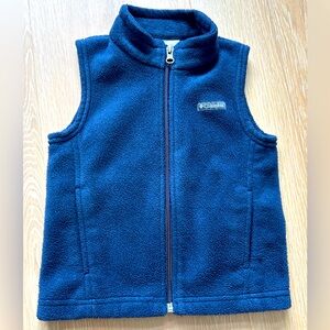 Navy Columbia Toddler Boys' Steens Mtn Fleece Vest (3T)